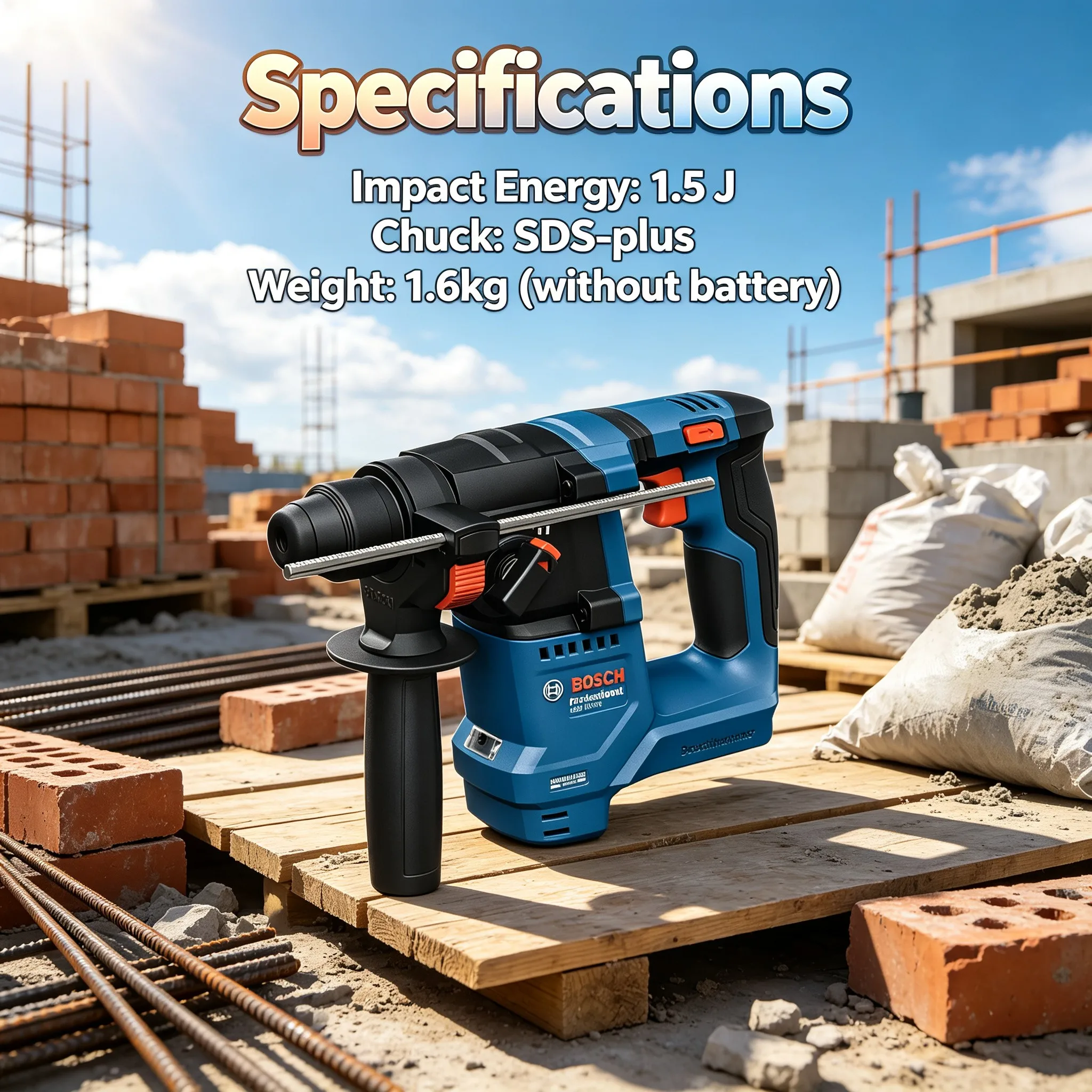BOSCH GBH 18V-18 Cordless Rota - đánh giá và giá Power Tools Professional