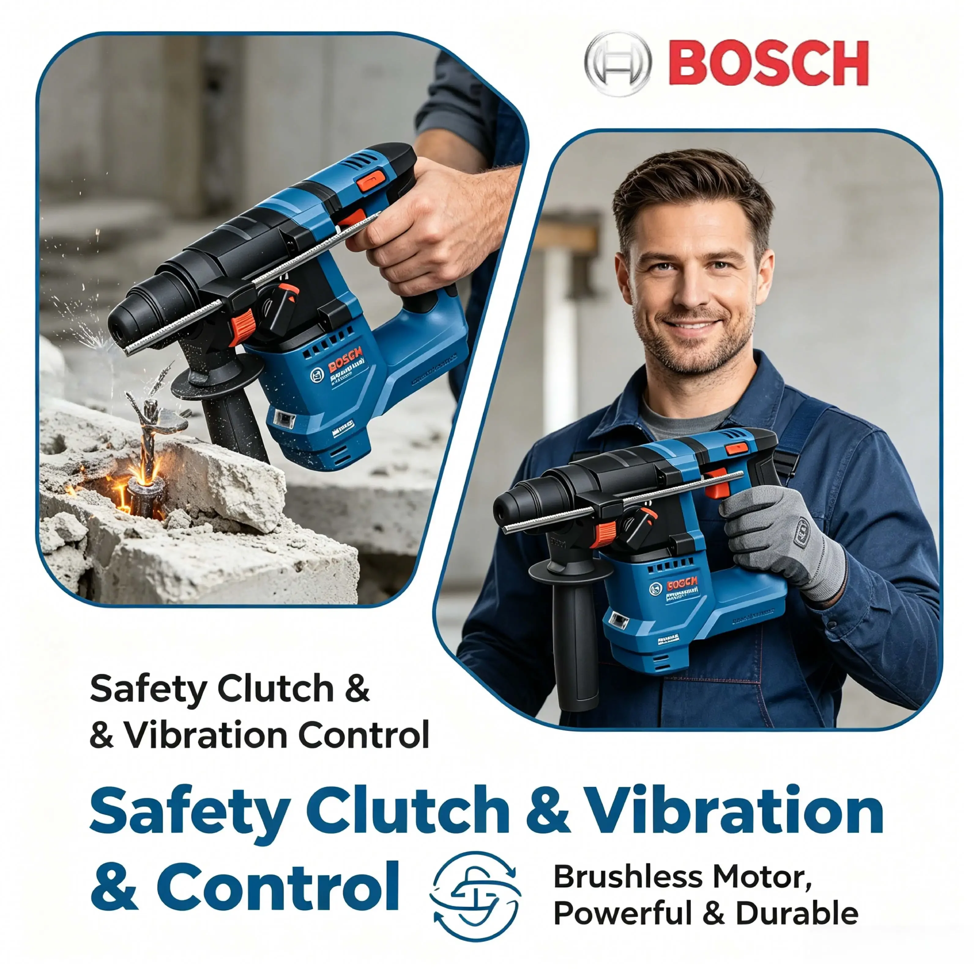 Bosch GBH 18V-18 18V Brushless - đánh giá và giá Power Tools Professional