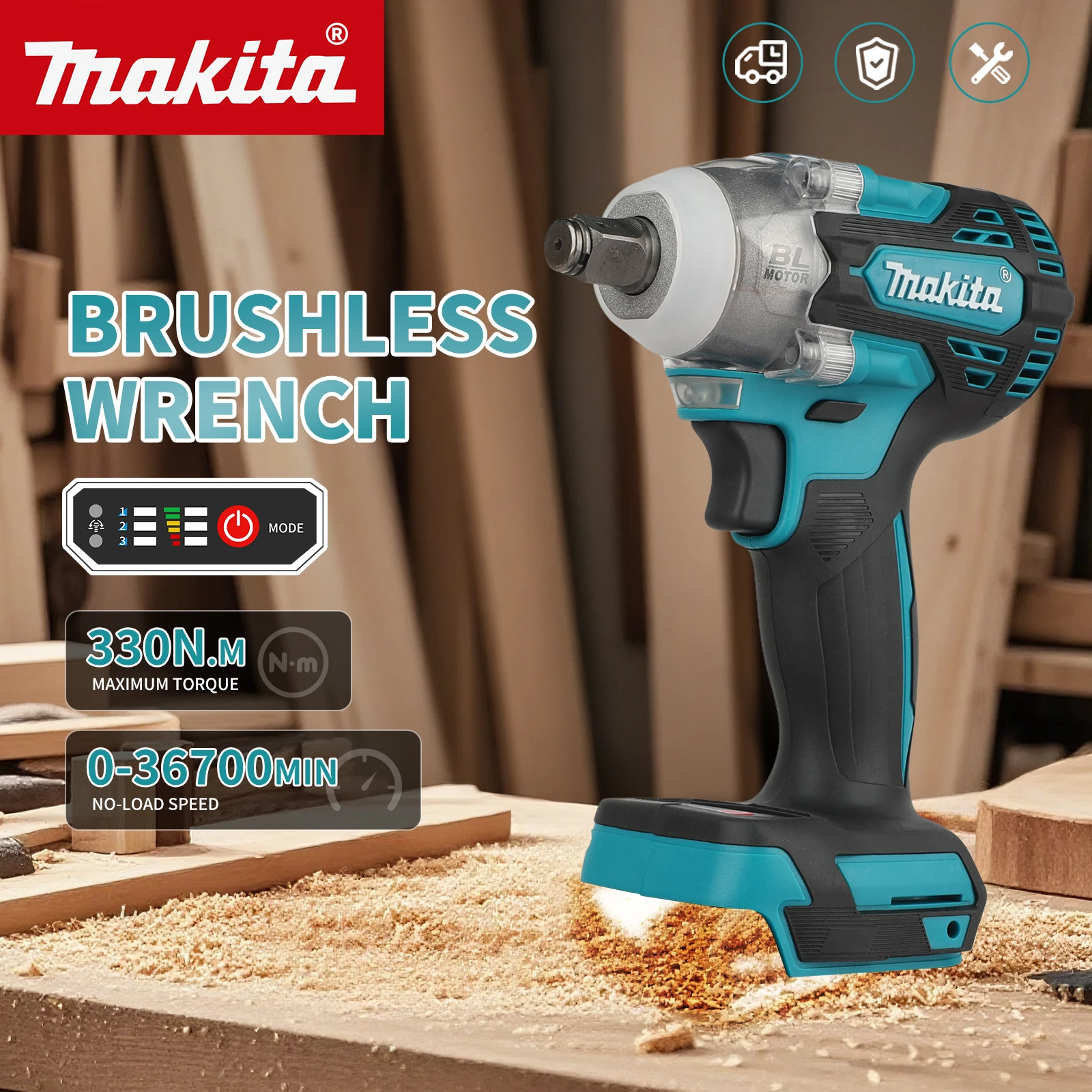 For Makita DTW300 Brushless Im - đánh giá và giá Makita Drill Dtw300